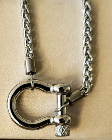 Carabiner Horse Bit Charm Necklace