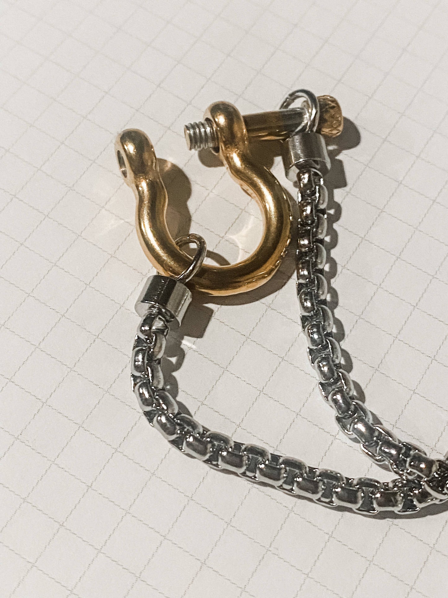 Carabiner Horse Bit Charm Necklace