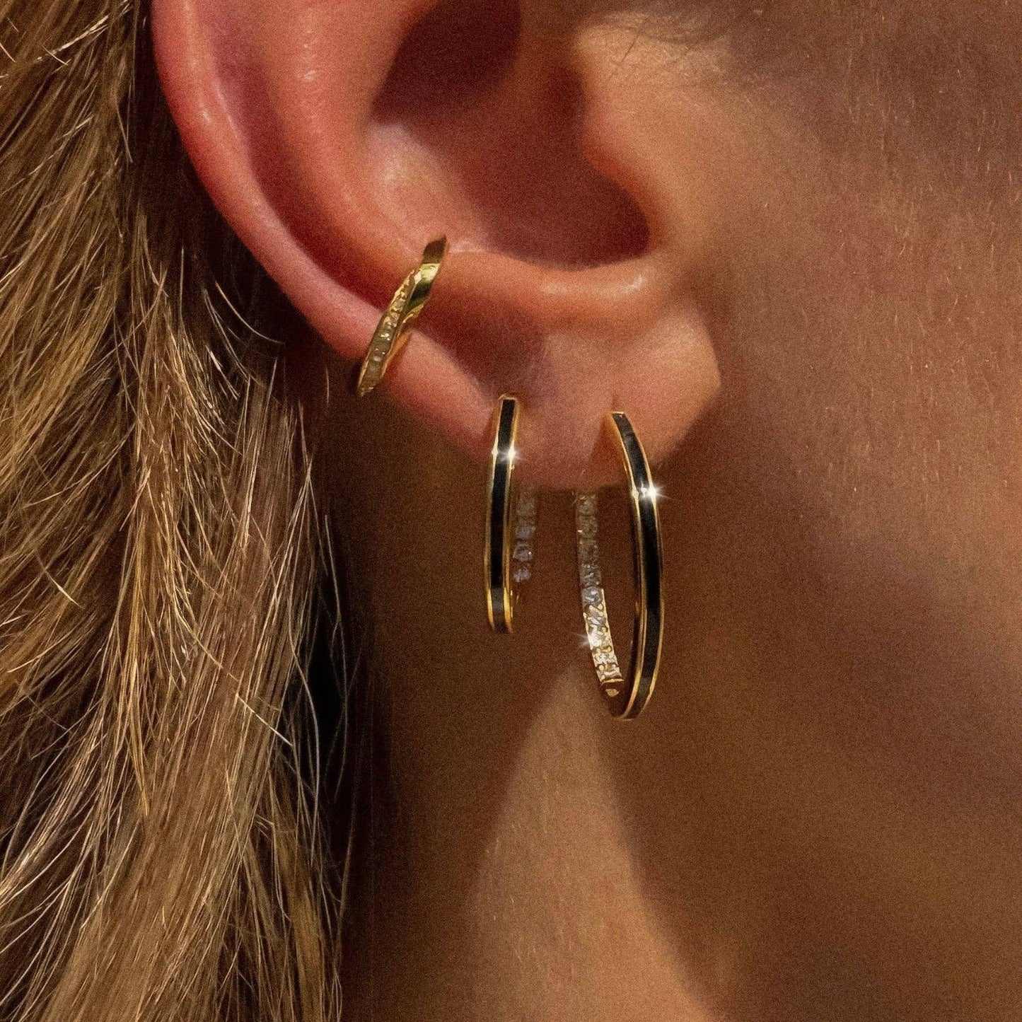 Inali Enamel Hoops x Hoft Studios